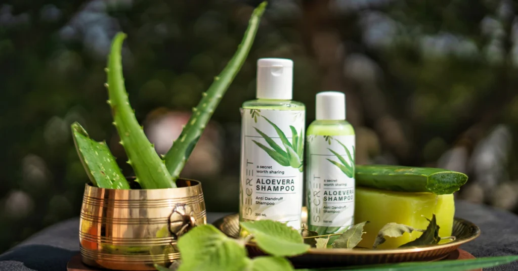 dandruff shampoo bottle with ketoconazole and zinc pyrithione ingredients
